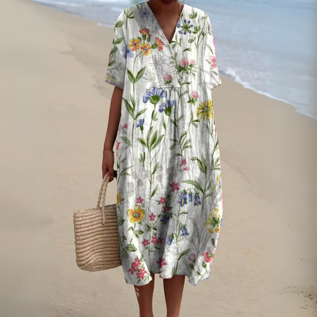 Van Laar - Elegante bloemenjurk