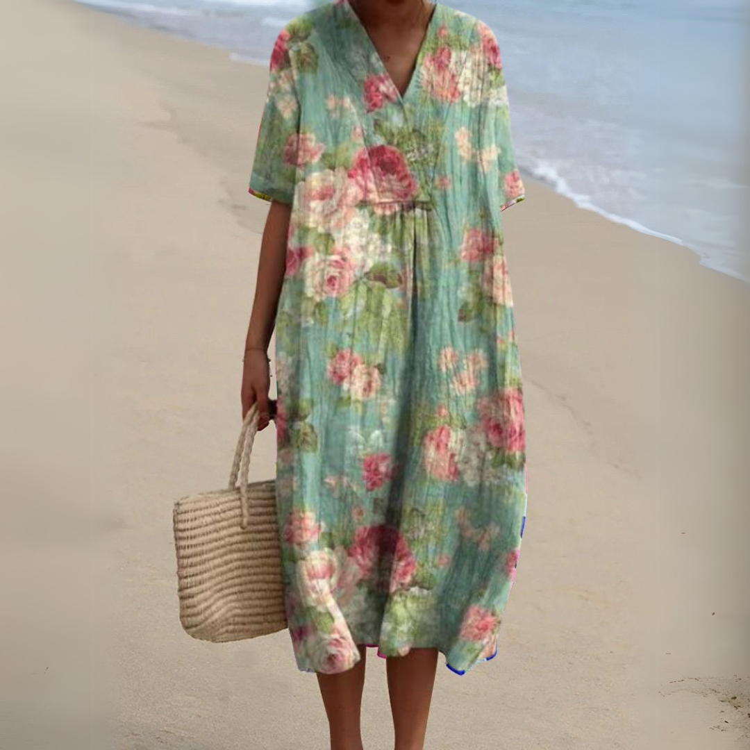 Van Laar - Elegante bloemenjurk