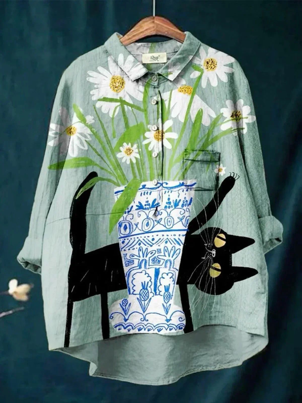 Van Laar® | Stijlvolle Casual Blouse met Print