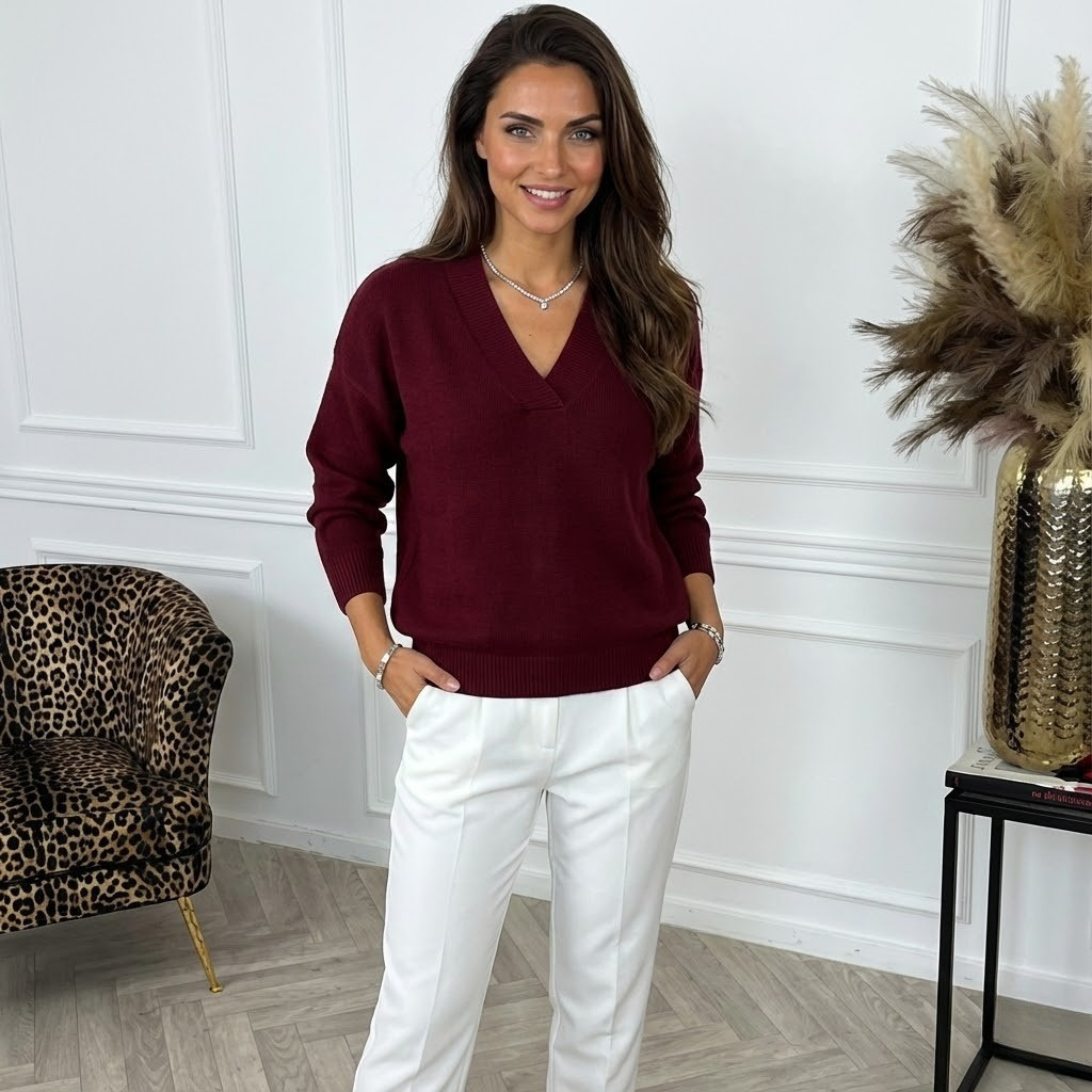 LaLune | Trui met V-hals